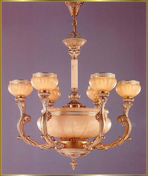 Alabaster Chandeliers Model: RL 1460-84